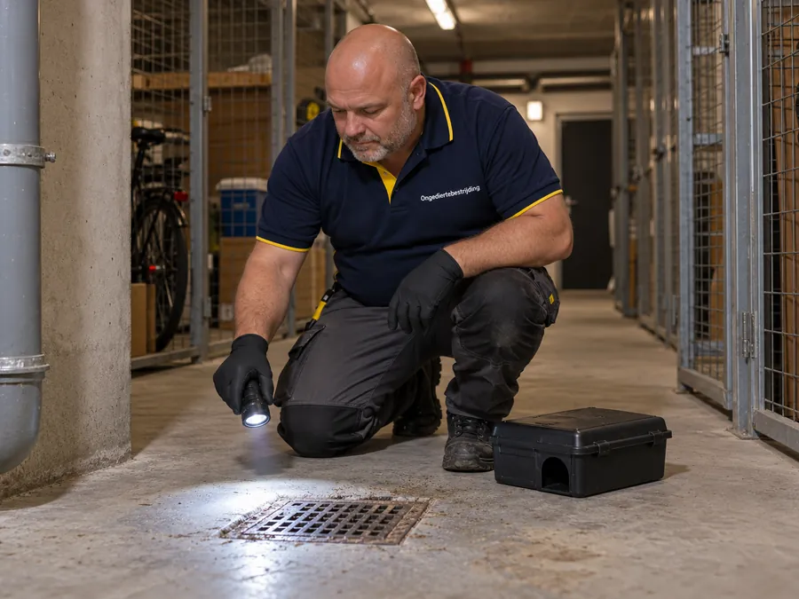 Ongedierte bestrijden in Rotterdam: inspectie door een bestrijder